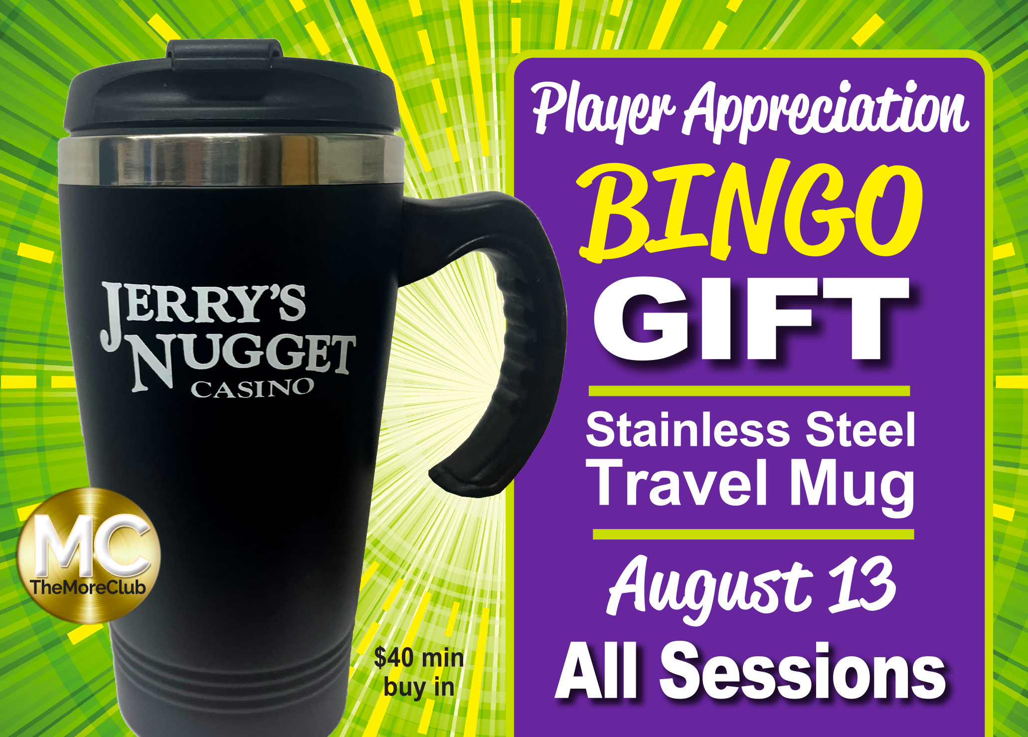 Want More Bingo?  Player Appreciation Week.