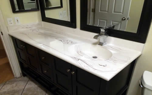 Cultured Marble Bathroom, Las Vegas, NV